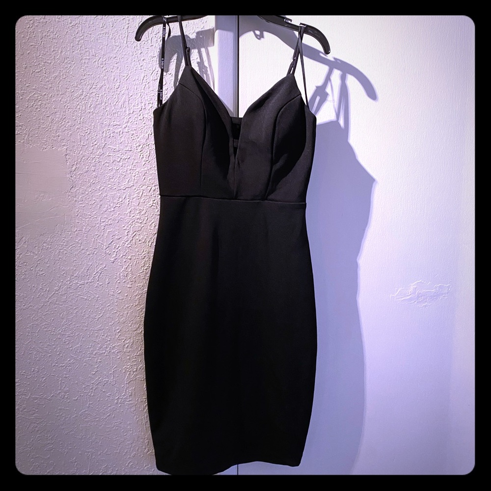 2/$29 B Darlin' black midi bodycon dress size 3/4